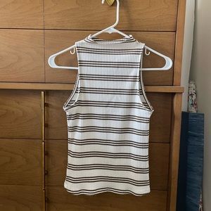 Anthropologie Mock Neck Tank Top